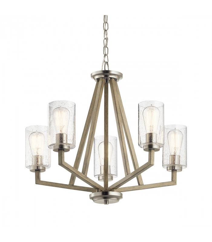 Kichler Deryn Multi Arm Pendant Ceiling Light Distressed Antique Grey-2