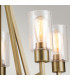 Kichler Deryn Multi Arm Pendant Ceiling Light Natural Brass-4