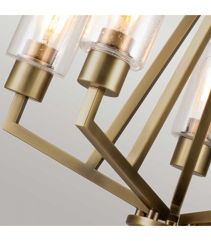 Kichler Deryn Multi Arm Pendant Ceiling Light Natural Brass-5