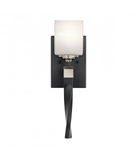 Kichler Marette Wall Lamp with Shade Black IP44-2