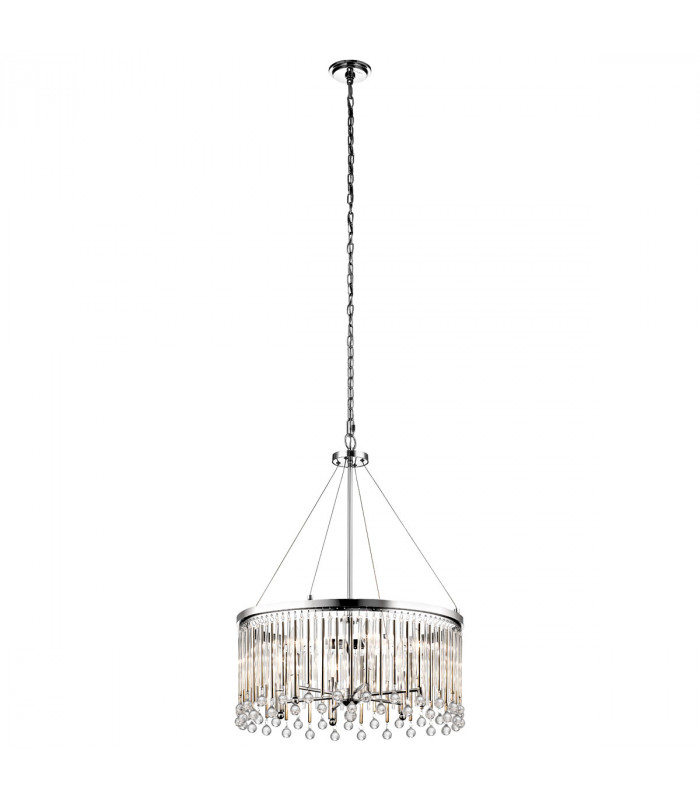 Kichler Piper Pendant Ceiling Light Polished Chrome-1