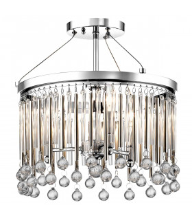 Kichler Piper Ceiling Light Polished Chrome-1