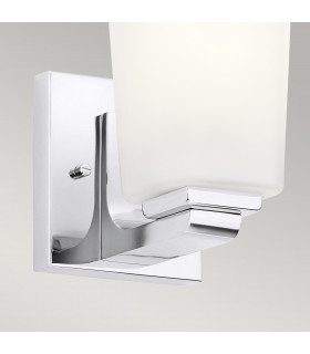 Kichler Roehm Bathroom Wall Lamp Polished Chrome IP44-2