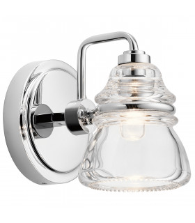 Kichler Talland Bathroom Wall Lamp Polished Chrome IP44-1