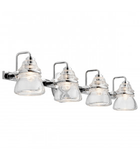 Kichler Talland Bathroom Wall Lamp Polished Chrome IP44-1