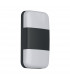 Lars Outdoor Flush Wall Lamp Black 3000K IP65-1