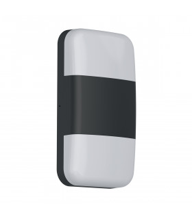 Lars Outdoor Flush Wall Lamp Black 3000K IP65-1