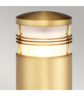 Newbrighton Outdoor Pedestal Light Antique brass IP55-2