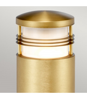 Newbrighton Outdoor Bollard Antique brass IP55-2
