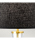 Orb Table Lamp with Round Shade Aged Brass-2
