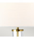Orb Table Lamp with Round Shade Aged Brass-2