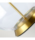 Orb Table Lamp with Round Shade Aged Brass-3
