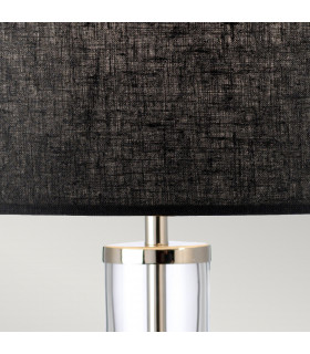 Orb Table Lamp with Round Shade Polished Nickel-2
