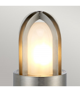 Paignton Outdoor Pedestal Light Stainless Steel (Silver) IP55-2