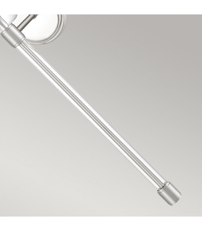 Quoizel Barbour Wall Lamp with Shade Polished Nickel-3
