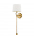Quoizel Barbour Wall Lamp with Shade Weathered Brass-1