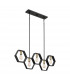 Quoizel Bismarck Bar Pendant Ceiling Light Earth Black-1
