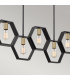 Quoizel Bismarck Bar Pendant Ceiling Light Earth Black-2