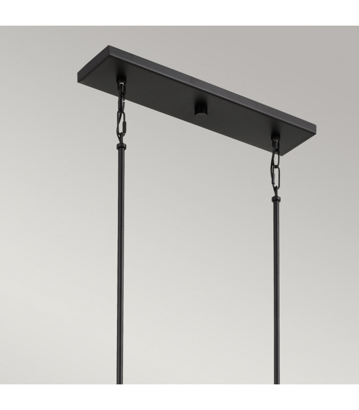 Quoizel Bismarck Bar Pendant Ceiling Light Earth Black-4