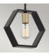Quoizel Bismarck Slim Pendant Ceiling Light Earth Black-2
