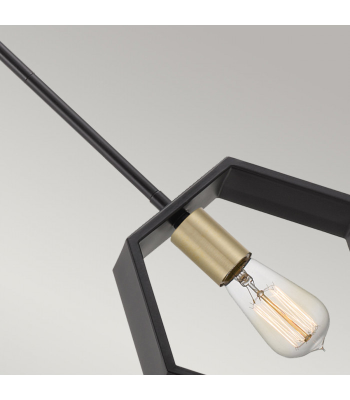 Quoizel Bismarck Slim Pendant Ceiling Light Earth Black-3