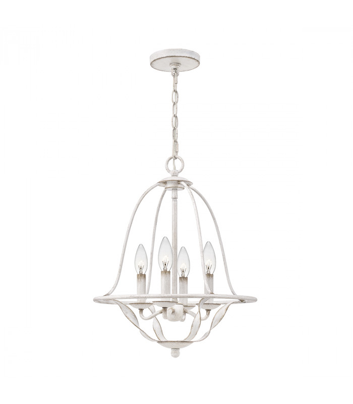 Quoizel Bradbury Multi Arm Chandelier Antique White-1