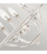 Quoizel Bradbury Multi Arm Chandelier Antique White-2