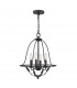 Quoizel Bradbury Multi Arm Chandelier Grey Ash-1