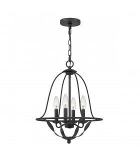 Quoizel Bradbury Multi Arm Chandelier Grey Ash-1