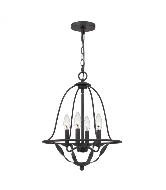Quoizel Bradbury Multi Arm Chandelier Grey Ash-1