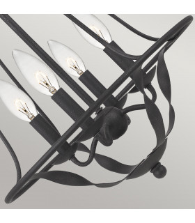 Quoizel Bradbury Multi Arm Chandelier Grey Ash-2