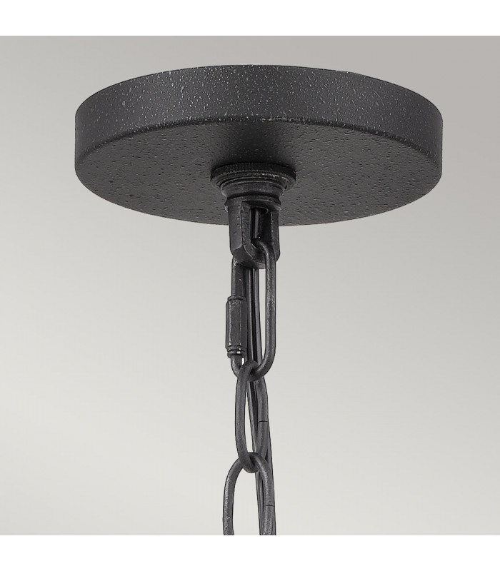 Quoizel Bradbury Multi Arm Chandelier Grey Ash-4