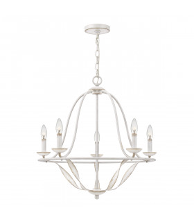 Quoizel Bradbury Multi Arm Chandelier Antique White-1