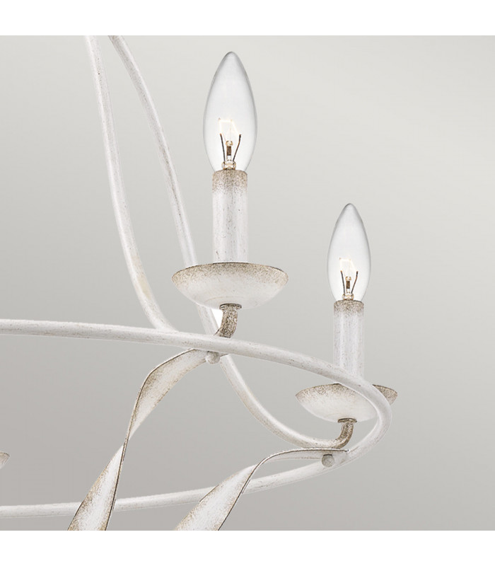 Quoizel Bradbury Multi Arm Chandelier Antique White-3