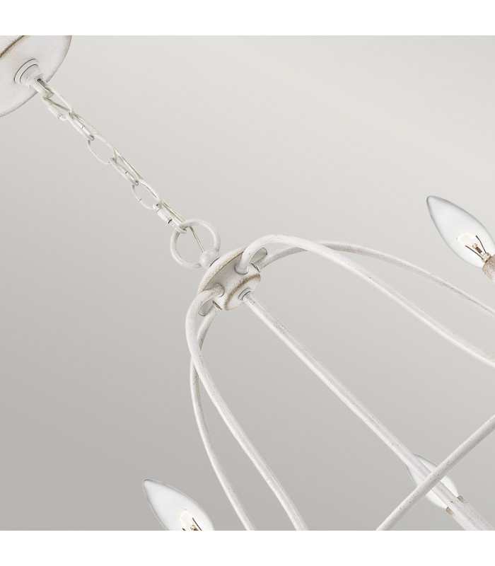 Quoizel Bradbury Multi Arm Chandelier Antique White-4