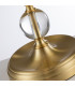 Quoizel Jenkins Table Lamp with Round Tapered Shade Brushed Brass-3