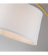 Quoizel Jenkins Table Lamp with Round Tapered Shade Brushed Brass-5