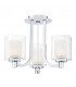 Quoizel Kolt Globe Ceiling Light Polished Chrome IP44-1