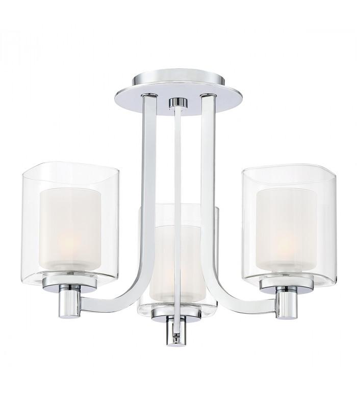 Quoizel Kolt Globe Ceiling Light Polished Chrome IP44-1