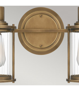 Quoizel Riggs Wall Lamp Weathered Brass IP44-2