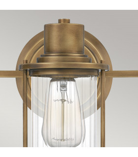 Quoizel Riggs Wall Lamp Weathered Brass IP44-2