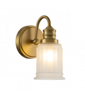 Quoizel Swell Wall Lamp Brushed Brass IP44-1