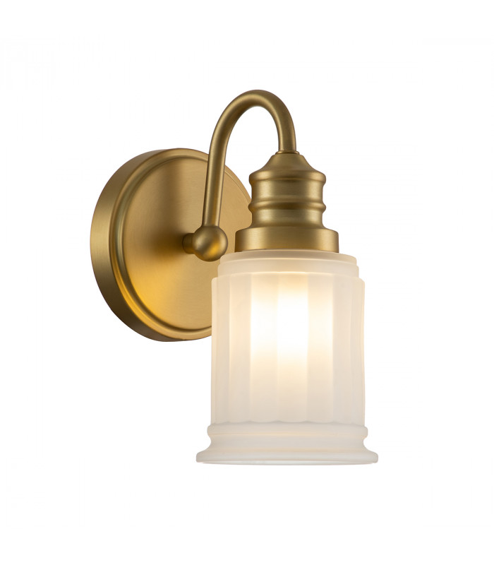 Quoizel Swell Wall Lamp Brushed Brass IP44-1