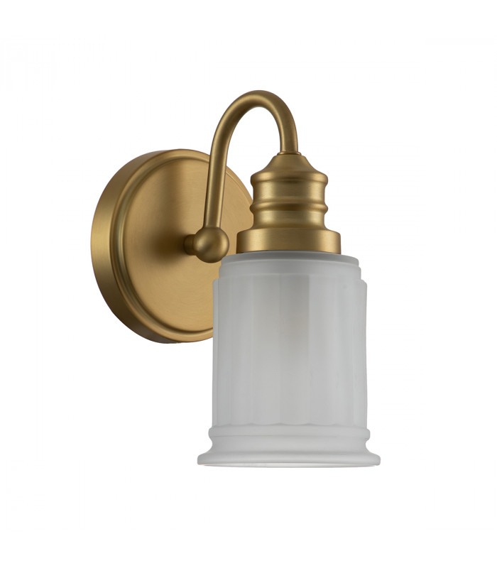 Quoizel Swell Wall Lamp Brushed Brass IP44-2
