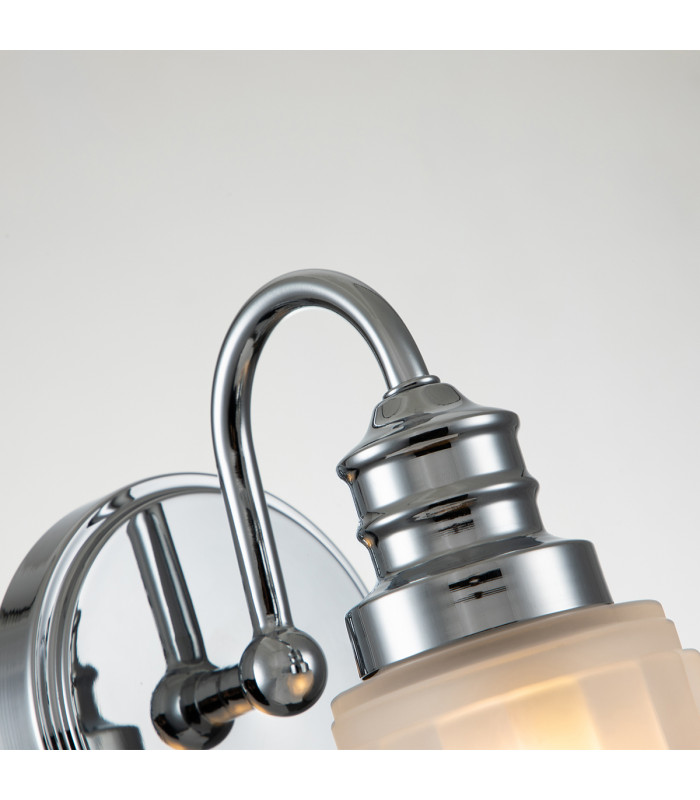 Quoizel Swell Wall Lamp Polished Chrome IP44-2