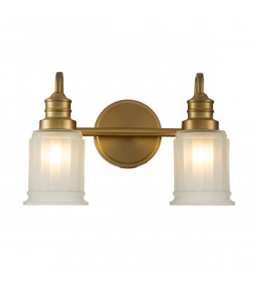 Quoizel Swell Wall Lamp Brushed Brass IP44-1