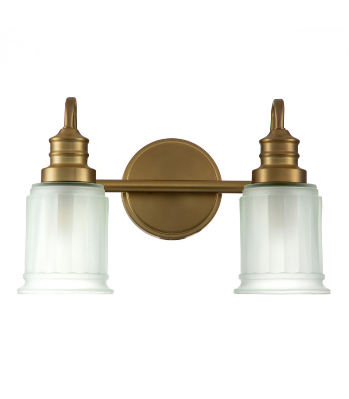 Quoizel Swell Wall Lamp Brushed Brass IP44-2