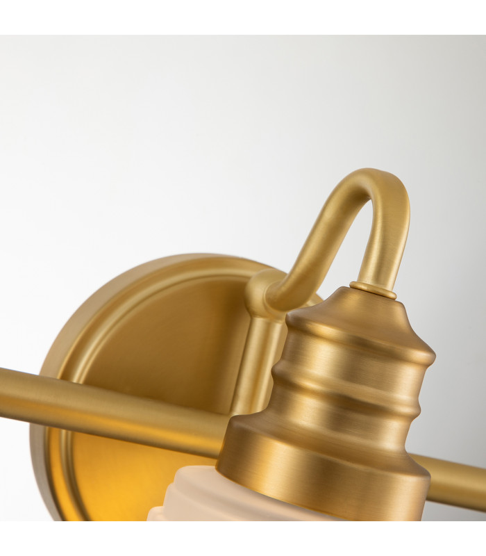 Quoizel Swell Wall Lamp Brushed Brass IP44-3