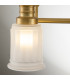 Quoizel Swell Wall Lamp Brushed Brass IP44-4
