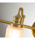 Quoizel Swell Wall Lamp Brushed Brass IP44-5